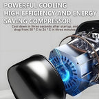  Climatiseur Ultra-Fin Camping-Car 12v CC,Unité Mobile Refroidissement Rapide Sans Tuyau D’évacuation,Design Léger Pratique Pour Camping Caravane Fourgon Onlycooling