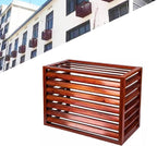  1.5P Climatiseur Mural Aluminium Composite Caisson Anti Bruit Pompe A Chaleur Support Climatiseur Exterieur Cache Clim,Étanche À La Poussière Et À L'eau Pour Intérieur Extérieur Support