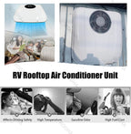GENERIC Climatiseur électrique à Refroidissement Rapide Pour Camping-cars Et Camionnettes 12 V 9000 BTU
