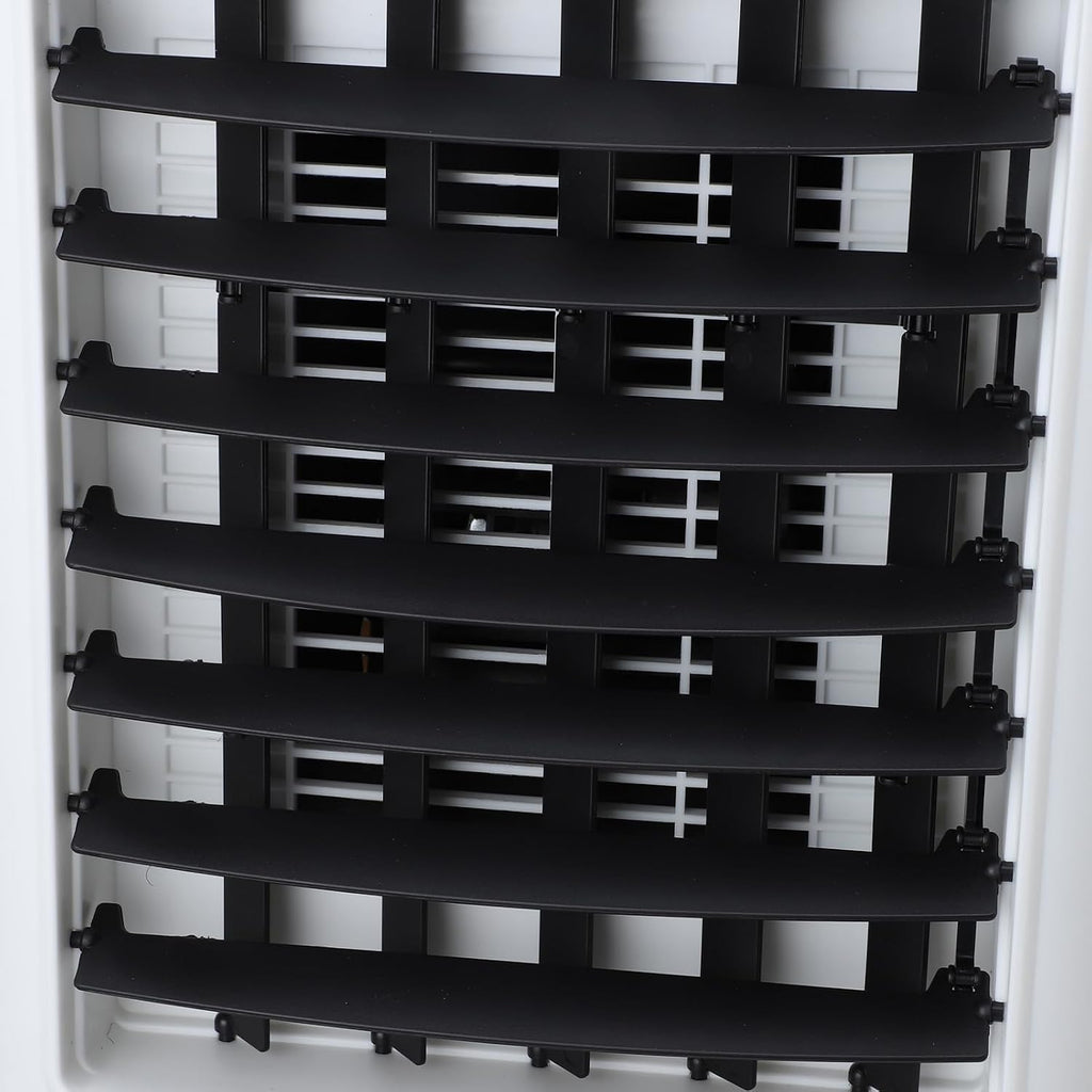  VINGVO Refroidisseur D'air Sans Tuyau D'échappement 10L, Climatiseur Mobile 65W Avec Refroidissement Par Eau, Minuterie Télécommandée à 3 Niveaux, Refroidisseur D'air Pour Chambre De (Prise UE 220V)
