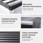 GENERIC Housse De Protection En Aluminium Pour Climatiseur Extérieur – Housse De Protection Pour Mini Systèmes Divisés – Étanche à La Poussière Et Réduction Du Bruit – Idéal Pour Toutes Les Conditions