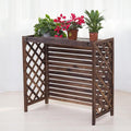  Housse De Protection Antivol Pour Climatiseur, Toutes Saisons, Protection De Confidentialité Pour Clôture Extérieure, Support Pour Plantes Pour Balcon De Jardin, étanche
