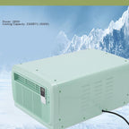  Climatiseur Portable, Camping AC 2300 BTU Avec Commande Vocale En Anglais Et Télécommande Pour Tente De Camping-car, Utilisation En Extérieur, Léger, économie D'énergie, Faible (Prise UE 220V)