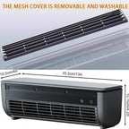  Climatiseur Mural Sans Fil Mini Ventilateur USB Rechargeable Drilling Installation Refroidissement Instantané Pour La Cuisine De Chambre à Coucher Bureau Fonctionnement Silencieux