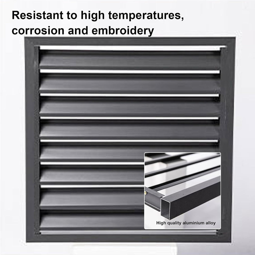 GENERIC Housse De Protection Pour Climatiseur – Protection Décorative En Aluminium Pour Pompe à Chaleur Extérieure Et Maison – Clôture élégante Pour Unités De Climatisation Et Résistant Aux Intempéries