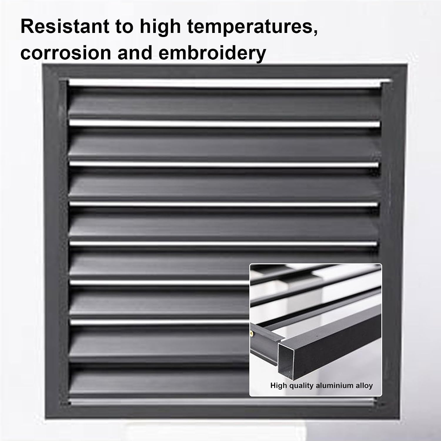 GENERIC Housse De Protection Pour Climatiseur – Protection Décorative En Aluminium Pour Pompe à Chaleur Extérieure Et Maison – Clôture élégante Pour Unités De Climatisation Et Résistant Aux Intempéries