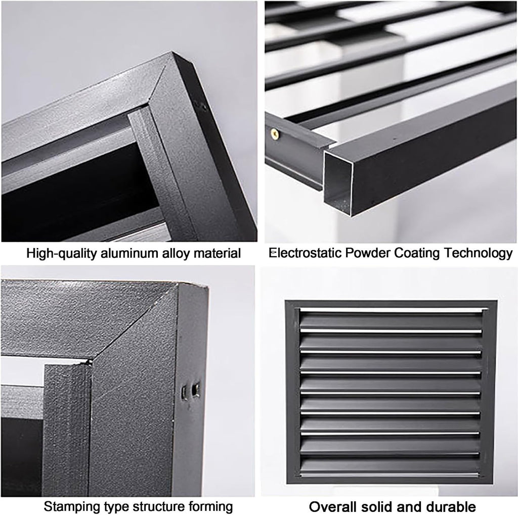  Housse De Protection En Aluminium Pour Climatiseur Et Pompe à Chaleur, Résistante Aux Intempéries, Blanc Et Gris, Taille 100 – Idéal Pour Toutes Les Saisons