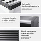  Clôture De Climatiseur Extérieur, Couvercle De Tuyau Divisé, Couvercle Antivol Robuste En Aluminium Pour Unité AC, Dissimuler Le Mini Condensateur Divisé, Parfait Pour Cacher Les Climatiseurs