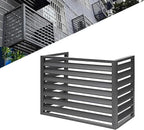  1.5P Climatiseur Mural Aluminium Composite Caisson Anti Bruit Pompe A Chaleur Support Climatiseur Exterieur Cache Clim,Étanche À La Poussière Et À L'eau Pour Intérieur Extérieur Support