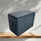 GENERIC Mini Housse De Climatiseur En Aluminium Résistant Aux Intempéries – Élégant Bouclier Ionique Et Cache De Clôture Pour Une Utilisation En Intérieur/extérieur
