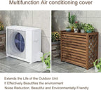  Housse De Protection Antivol Pour Climatiseur, Toutes Saisons, Protection De Confidentialité Pour Clôture Extérieure, Support Pour Plantes Pour Balcon De Jardin, étanche