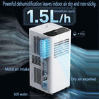  7000 BTU Climatiseurs Portables Avec Télécommande Silencieuse Smart AC Unit Pour Grande Pièce Jusqu'à 300 Sq.Ft Avec Ventilateur De Déshumidificateur De Refroidissement Rapide Silencieux 30dB Mode De
