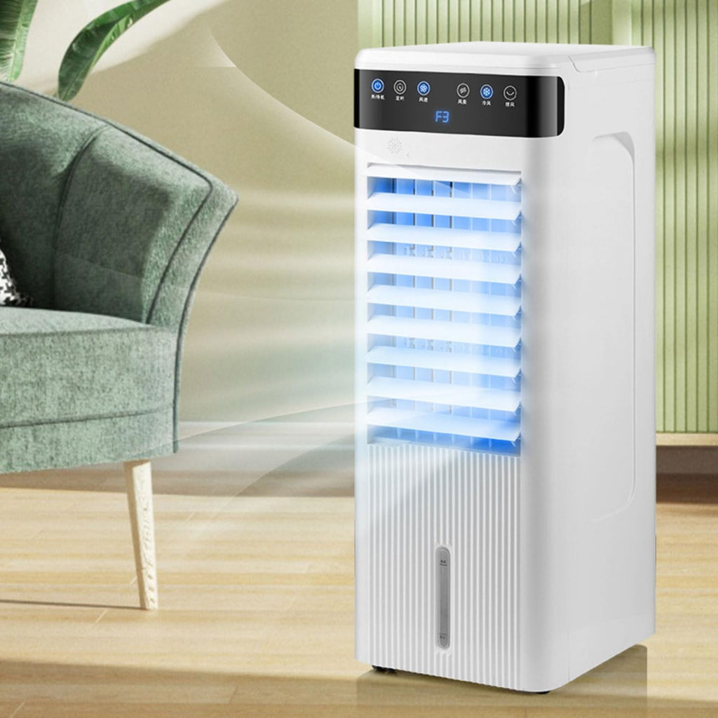 GENERIC Réservoir D'air évaporatif Portable 5L, 3 Modes Et Minuterie 12h, Télécommande, Fonctionnement Silencieux Pour La Chambre à Coucher, Bureau Et Camping, Aucun Tuyau Nécessaire