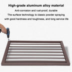 GENERIC Housse En Aluminium Robuste Pour Climatiseur Et Pompe à Chaleur Pour Clôture De Jardin, Poubelle, équipement De Piscine, Design Antivol Décoratif (marron)