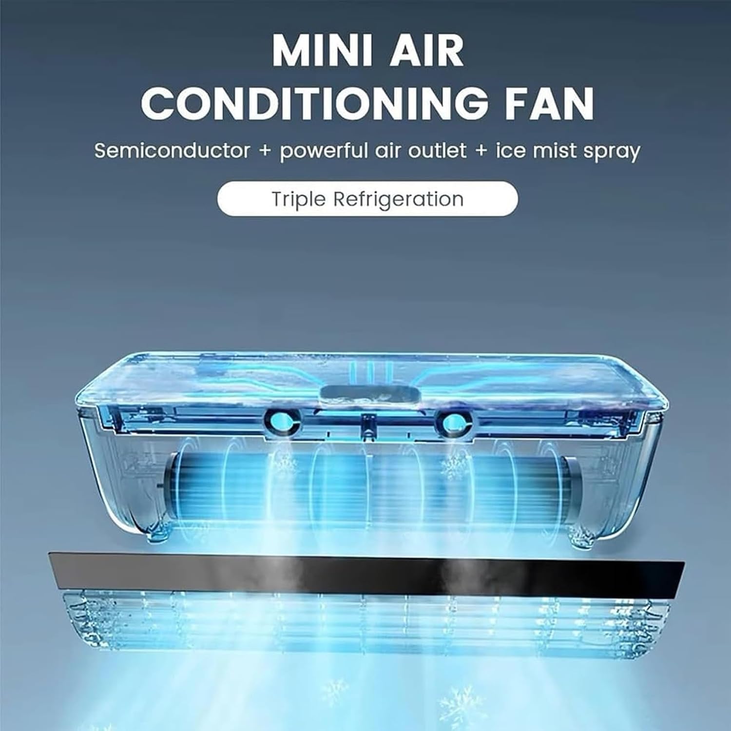  Climatiseur Mural Sans Fil Mini Ventilateur USB Rechargeable Drilling Installation Refroidissement Instantané Pour La Cuisine De Chambre à Coucher Bureau Fonctionnement Silencieux