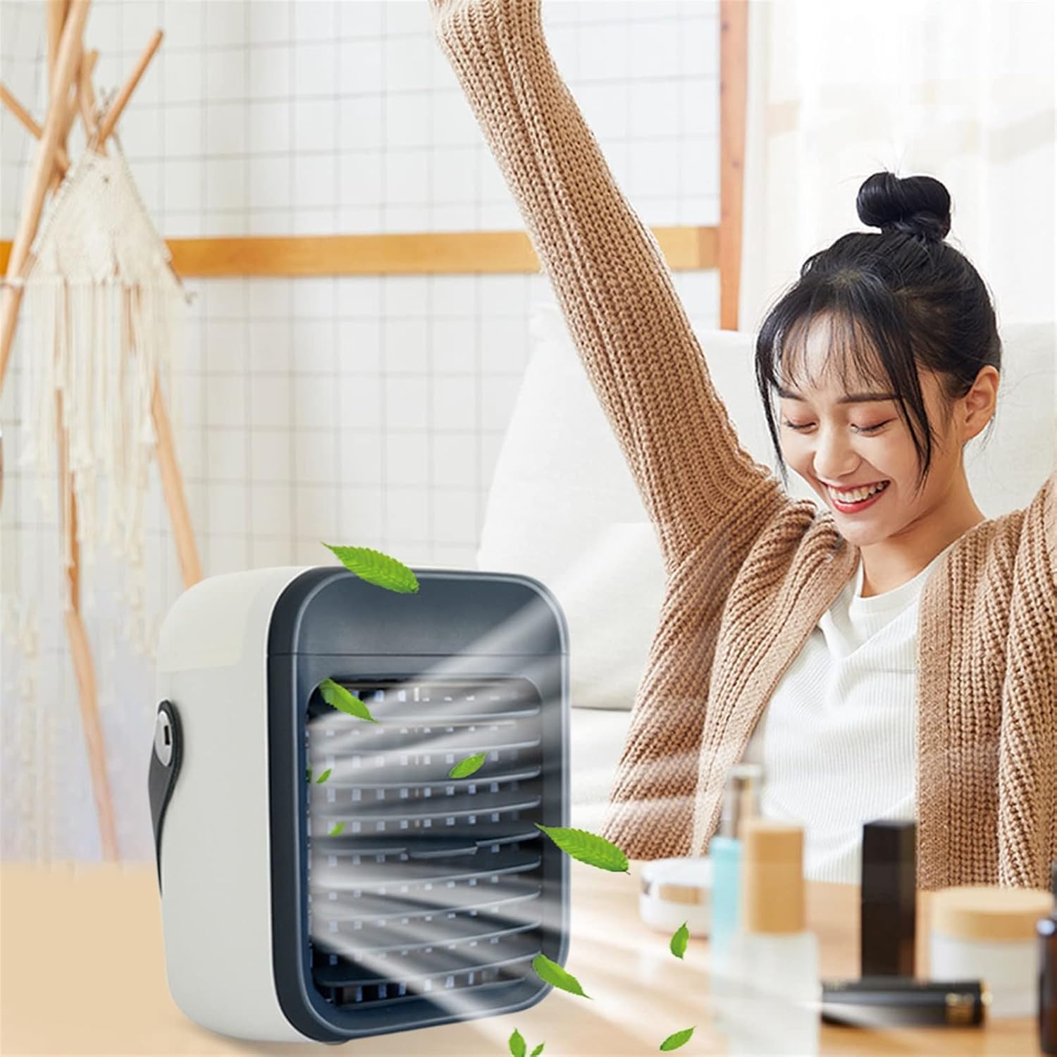  DieffematicKTY Climatiseur Mobile Air Conditioner Water Cooling Fan Handheld Humidifier Purifier Air Cooler Fan Household