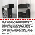  Housse En Aluminium De Qualité Supérieure Pour Climatiseur – Résistante Aux Intempéries – Design élégant Pour Dissimulation – Idéale Pour Une Utilisation En Intérieur/extérieur