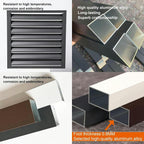 Clôture De Climatiseur Extérieur, Couvercle De Tuyau Divisé, Couvercle Antivol Robuste En Aluminium Pour Unité AC, Dissimuler Le Mini Condensateur Divisé, Parfait Pour Cacher Les Climatiseurs