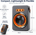  Ventilateur Brumisateur Climatiseur Portable, Climatiseur Mobile Sans Evacuation Avec 5 Vitesses Et Minuterie, Climatiseur Mobile Silencieux Avec 3 Trous Pour Maison,Voiture,Camping (Noir)