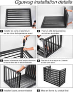  1.5P Climatiseur Mural Aluminium Composite Caisson Anti Bruit Pompe A Chaleur Support Climatiseur Exterieur Cache Clim,Étanche À La Poussière Et À L'eau Pour Intérieur Extérieur Support