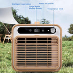 GENERIC Rafraichisseur D'air Silencieux Climatiseur Split Mobile Avec Poignée Et Tuyau Minuterie 12H Minuterie Aucune Installation Requise Pour Le Bureau Ou Le Camping(220v)