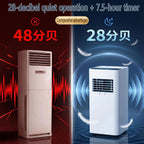  7000 BTU Climatiseurs Portables Avec Télécommande Silencieuse Smart AC Unit Pour Grande Pièce Jusqu'à 300 Sq.Ft Avec Ventilateur De Déshumidificateur De Refroidissement Rapide Silencieux 30dB Mode De