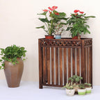 GENERIC Étagère à Persiennes Pour Balcon, Jardin, Climatiseur, Extérieur, Grilles Pour Climatiseurs Et Pompes à Chaleur, élégante Et