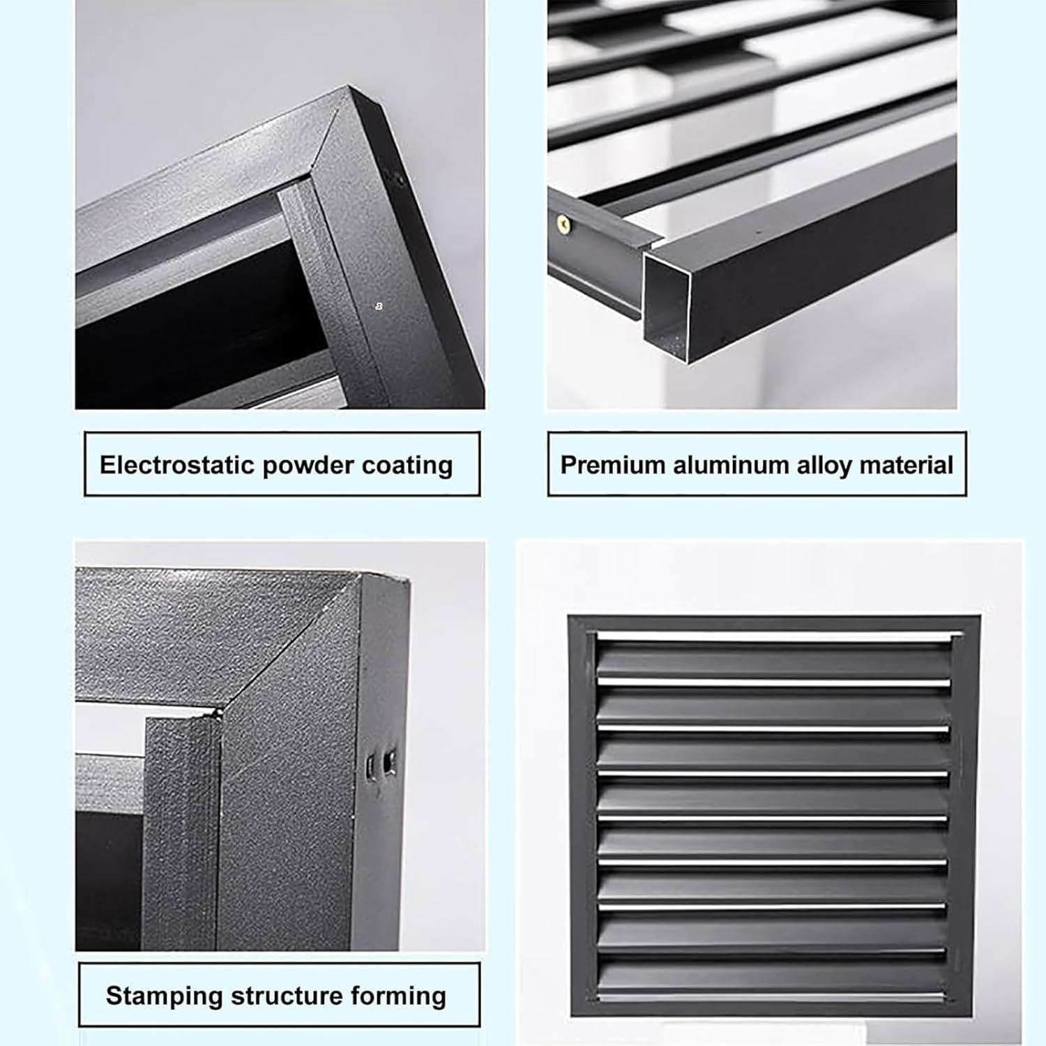  Housse De Protection Multifonction Pour Climatiseur Extérieur, Pompe à Chaleur En Aluminium 1,5P, Protection Résistante Aux Intempéries Pour Jardin Et Fleurs (gris, 2-3P)