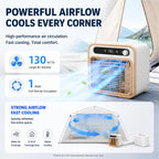  Climatiseur Portable 5000 BTU, Climatiseur Camping 1.5m | Structure Split Silencieux, Mini Climatiseur Chambre Bureau Avec Tuyau 1m/1.5m/2m Optionnel, Minuterie 12H Sans Eau