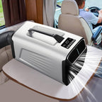  Climatiseur Portable 2 En 1 Pour Camping-Car, 5200 BTU, 400 W, Silencieux, Avec Compresseur, Faible Consommation D'énergie, Idéal Pour Tentes Et Camping-Cars. Fonction Déshumidification Gray