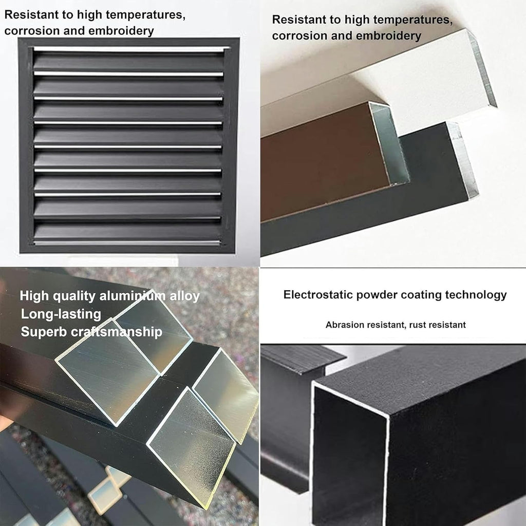  Mini Housse De Protection En Aluminium Pour Climatiseurs Et Pompes à Chaleur – Protection Extérieure Résistante Aux Intempéries Pour Toutes Les Saisons