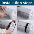  Gaine Isolante Pour Tuyau De Climatiseur – Protection Portable Manchon D'isolation, Compatible 5 Et 5,9 Pouces. Réduit La Condensation Et Améliore L'efficacité Énergétique – Pour Climatisation Mobile