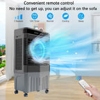 GENERIC Ventilateur De Refroidisseur D'air Portable, 3 Vitesses, 12H Minuterie, Unité De Refroidissement Par évaporation Avec Oscillation, Fonctionnement Silencieux Pour Le Climat Sec Du Bureau à Domicile