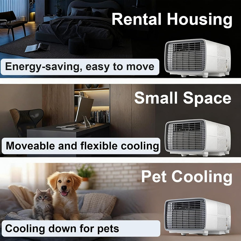GENERIC Climatiseur Portable, Unité De Bruit Faible De Refroidissement Rapide Pour La Cuisine De Chambre à Coucher Location De Maison Dortoir