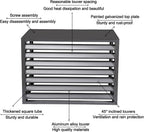  Housse De Protection En Aluminium Pour Climatiseur Et Pompe à Chaleur, Résistante Aux Intempéries, Blanc Et Gris, Taille 100 – Idéal Pour Toutes Les Saisons