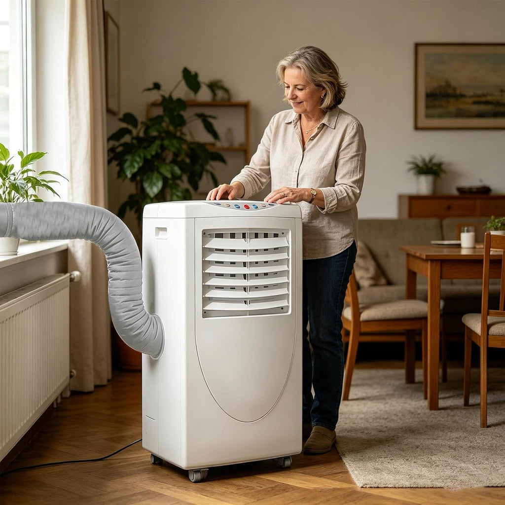  150 CM Manchon Isolant Tuyau Thermique Pour Climatisation Mobile | Gaine Isolante Tuyau D'évacuation Climatisation Mobile, Gaine Isolante Pour Conduit Climatisation, 3 Sangles, Pour 12,7/15CM