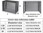 GENERIC Bâche De Protection Robuste Et Imperméable Pour Climatiseur De Fenêtre - Protection Contre La Poussière Et La Poussière - En Aluminium