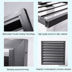 GENERIC Housse De Protection Pour Climatiseur Extérieur - Anti-vol - Protection Contre Les Intempéries - Clôture D'intimité Décorative Pour Unités Séparées