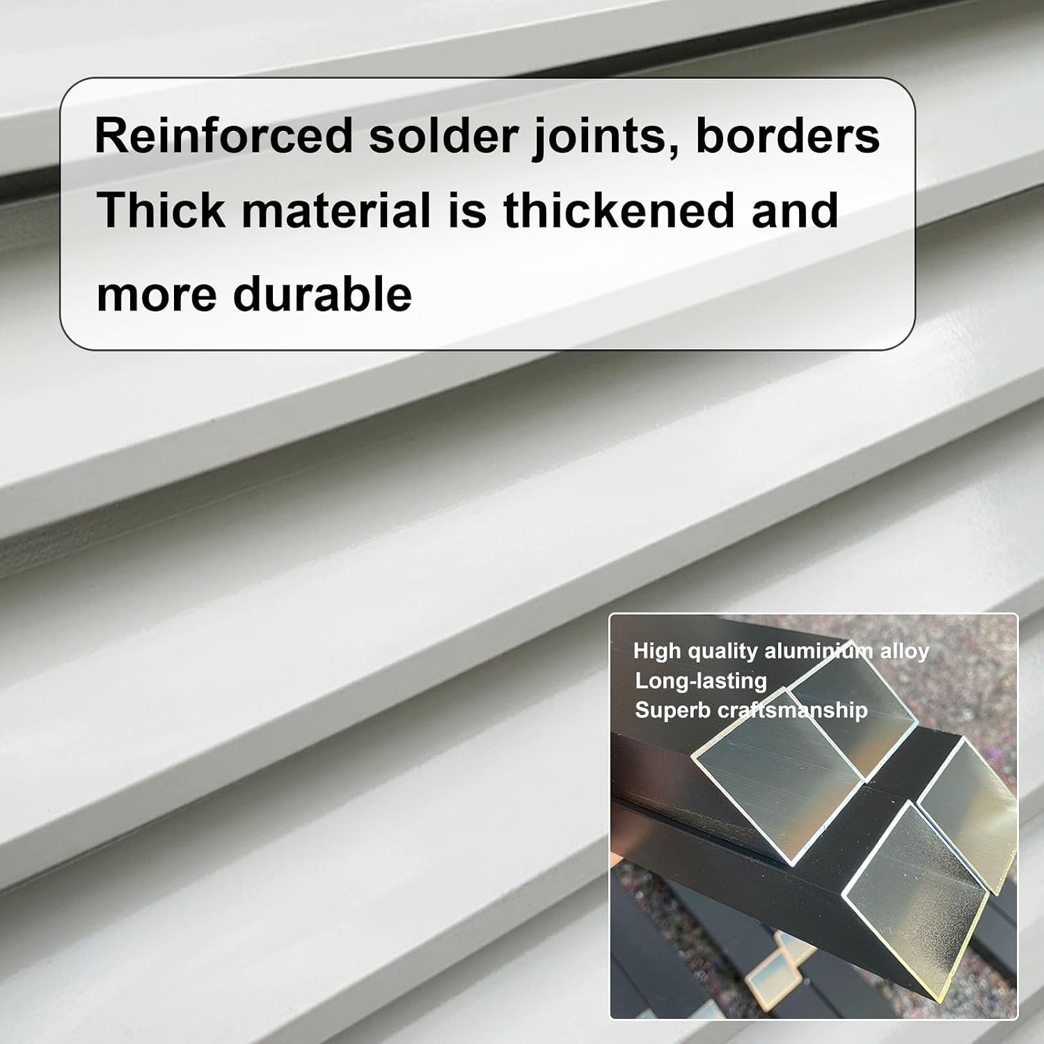 GENERIC Housse En Aluminium Pour Climatiseurs Mini Unités Divisées – Protection Complète D'hiver Pour Pompes à Chaleur Extérieures Et Unités De Climatisation, Matériau Durable Et Résistant Aux Intempéries