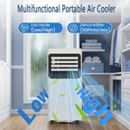  Climatiseur Portable Refroidit Jusqu'à 350 Sq.Ft.Smart Unité De Climatisation Portable Avec Télécommande Unité De Climatisation Silencieuse Avec Ventilateur Frais Et Sec Modes De Sommeil Kits De Fenêt