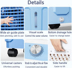 GENERIC Ventilateur De Climatiseur Portable Avec 3 Niveaux De Vitesse, Réservoir D'eau Extra Grand, Batteries De Refroidissement, Ventilateur De Refroidissement Rapide Et Sans Tuyau.Convient Pour Les Chambres