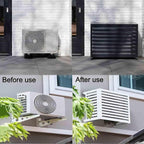 GENERIC Housse De Protection Pour Climatiseur Extérieur, Housse De Pompe à Chaleur En Aluminium Résistant Aux Intempéries, écran De Protection De L'intimité, Réduction Du Bruit, Protection Extérieure