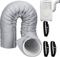  150 CM Manchon Isolant Tuyau Thermique Pour Climatisation Mobile | Gaine Isolante Tuyau D'évacuation Climatisation Mobile, Gaine Isolante Pour Conduit Climatisation, 3 Sangles, Pour 12,7/15CM