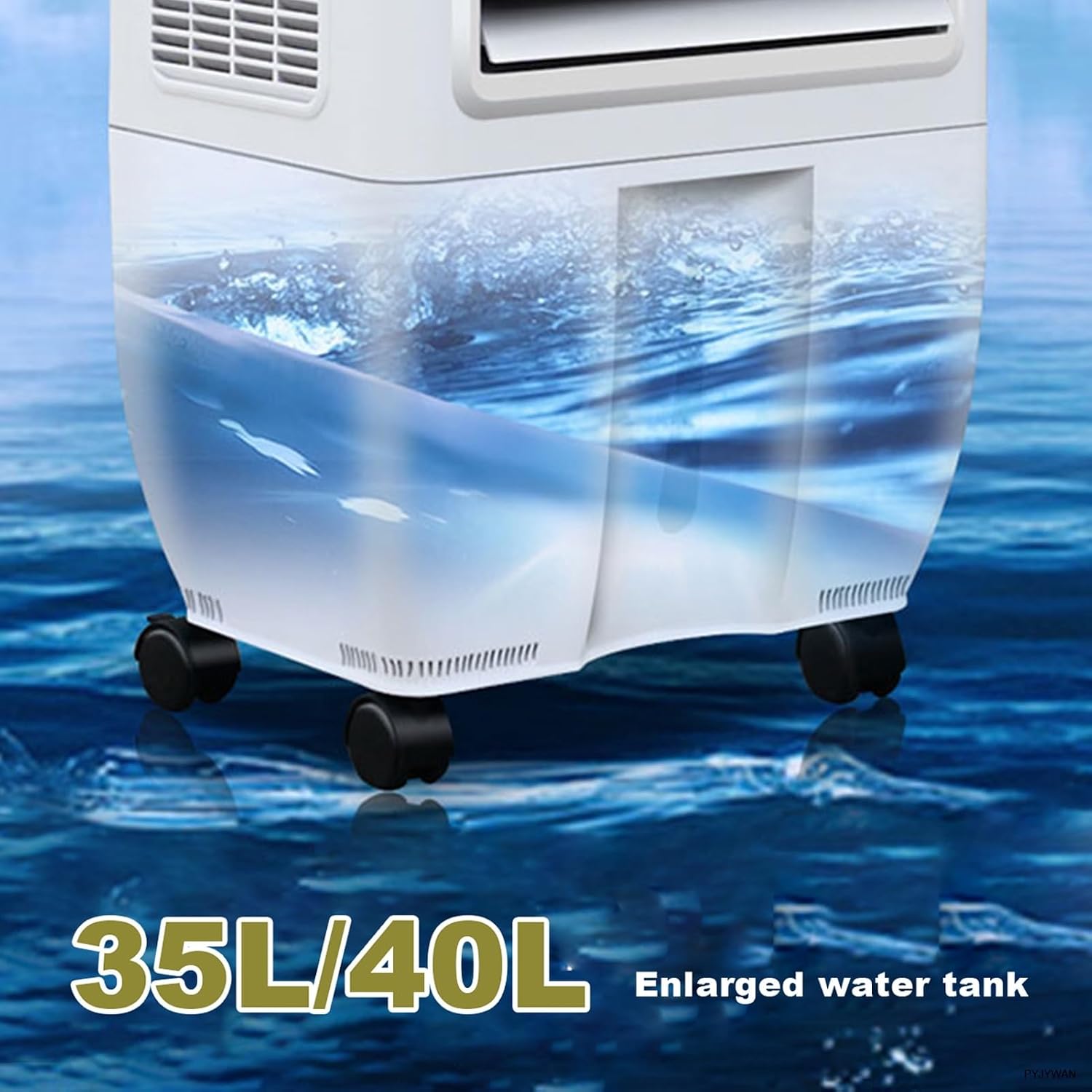 GENERIC Ventilateur De Climatisation Portable, Purifie Et Humidifie, Unité De Refroidissement Personnelle Avec Minuterie Et Réservoir D'eau De Grande Capacité – Pour Chambre, Bureau, Dortoir