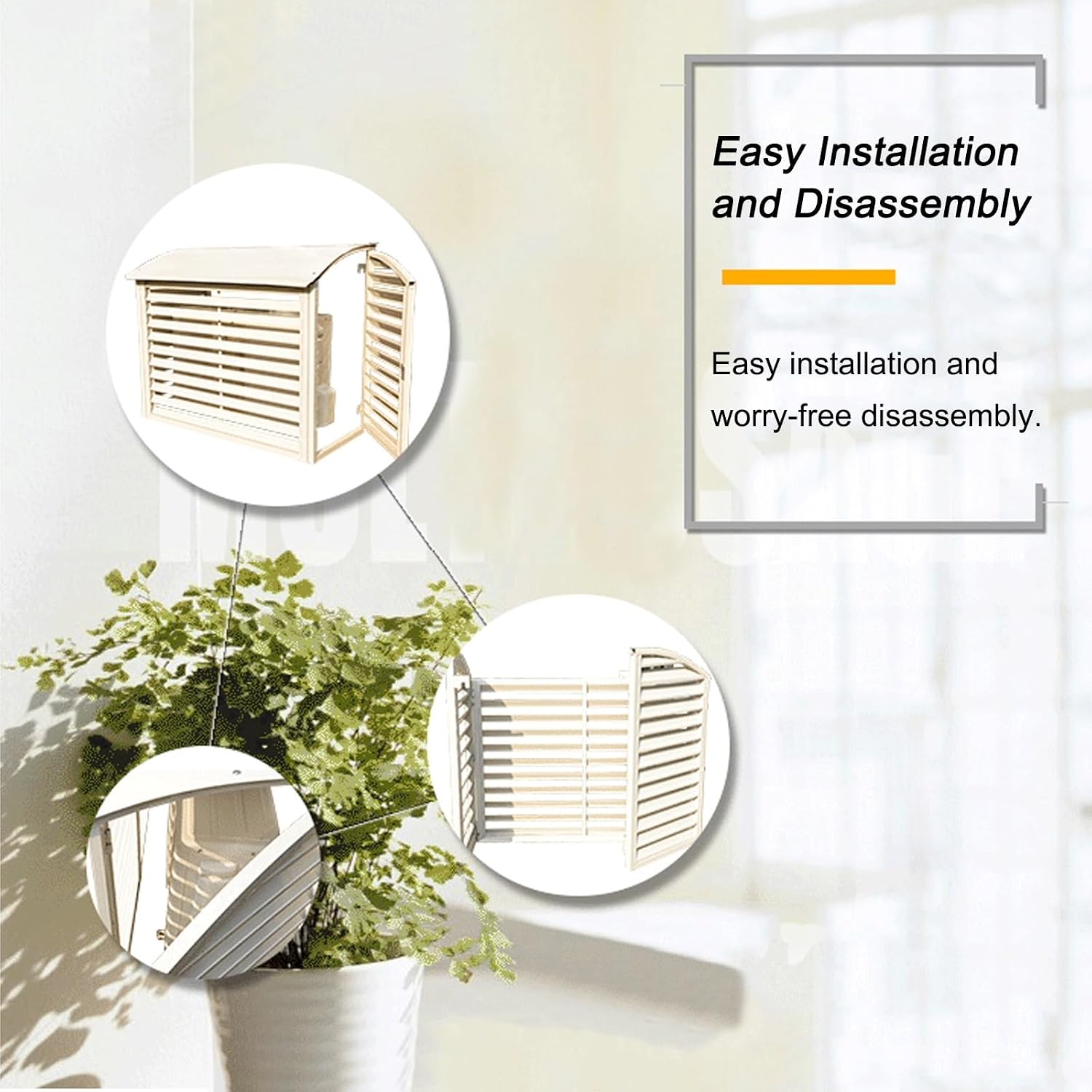 GENERIC Housse De Protection Imperméable Pour Climatiseur Extérieur, 100 X 50 X 85 Cm, Résistante Aux Intempéries Pour Climatisation Et équipement De Piscine, Résistante Aux Intempéries.