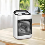  Ventilateur Climatiseur Portatif | Ventilateur D'Air Frais Pour Chambre,Modes Réglables Silencieux Avec Humidificateur - Rafraîchisseur D'Air Compact Pour Bureau Domicile Et Voyage
