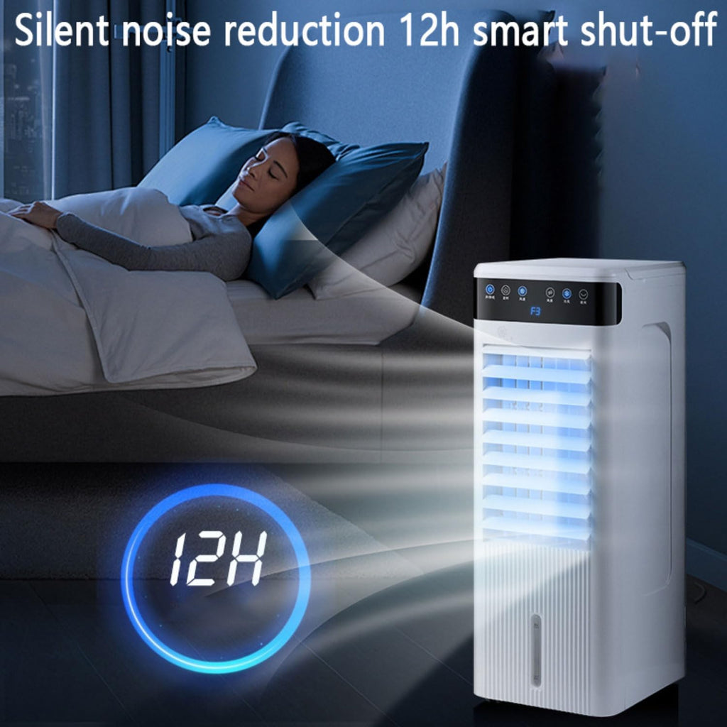 GENERIC Réservoir D'air évaporatif Portable 5L, 3 Modes Et Minuterie 12h, Télécommande, Fonctionnement Silencieux Pour La Chambre à Coucher, Bureau Et Camping, Aucun Tuyau Nécessaire