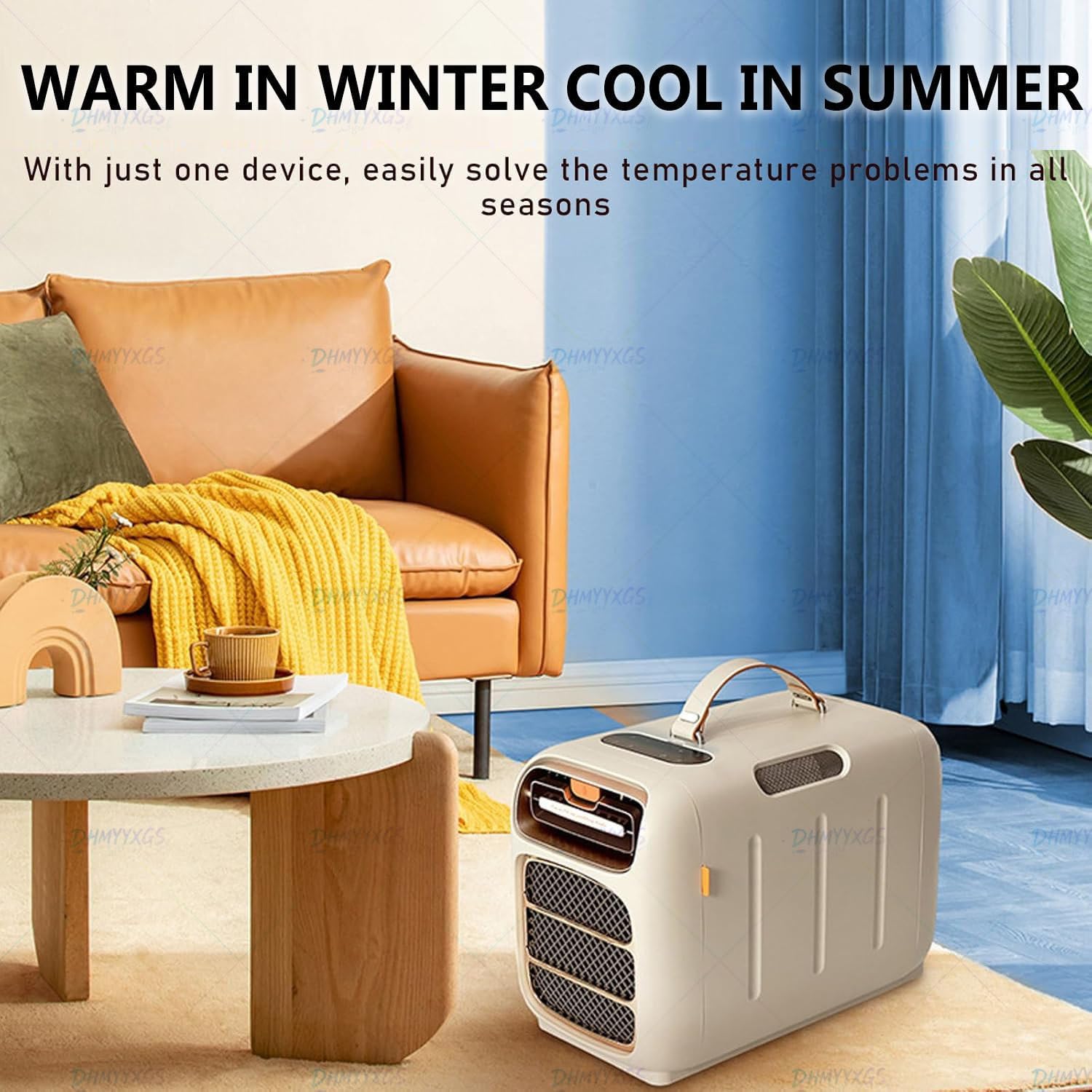  Climatiseur Ultra-Fin Camping-Car 12v CC,Unité Mobile Refroidissement Rapide Sans Tuyau D’évacuation,Design Léger Pratique Pour Camping Caravane Fourgon Onlycooling