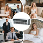  Ventilateur De Climatisation, Ventilateur De Refroidissement D'air Pour Chambre à Coucher, Ventilateur à Trois Vitesses Avec Charge Sans Fil, Refroidisseur D'espace, Vitesse Réglable, Pour Cuisine