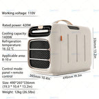  Climatiseur Ultra-Fin Camping-Car 12v CC,Unité Mobile Refroidissement Rapide Sans Tuyau D’évacuation,Design Léger Pratique Pour Camping Caravane Fourgon Onlycooling
